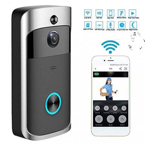 Intexca Wireless WiFi Smart Video Doorbell 720p HD 32gb SD Card with Chime Real-Time Video Two-Way Audio Night Vision PIR Motion Detection & App Control for iOS Android - Toytexx Intexca Wireless WiFi Smart Video Doorbell 720p HD 32gb SD Card with Chime Real-Time Video Two-Way Audio Night Vision PIR Motion Detection & App Control for iOS Android - Toytexx